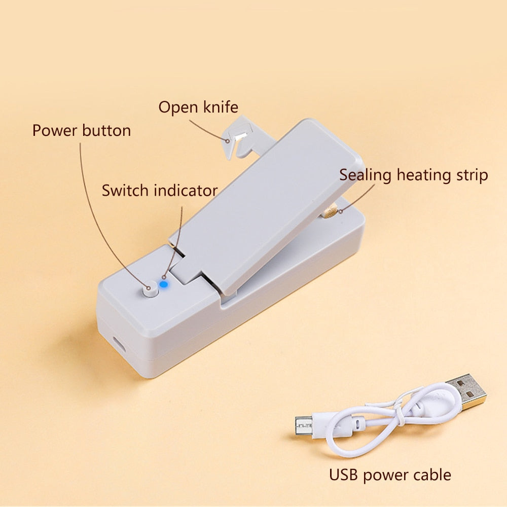 Snack bag sealer